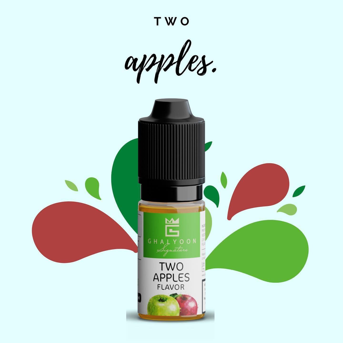 Ghalyoon Two Apples Juice - سائل إلكتروني تفاحتين - Shishabox