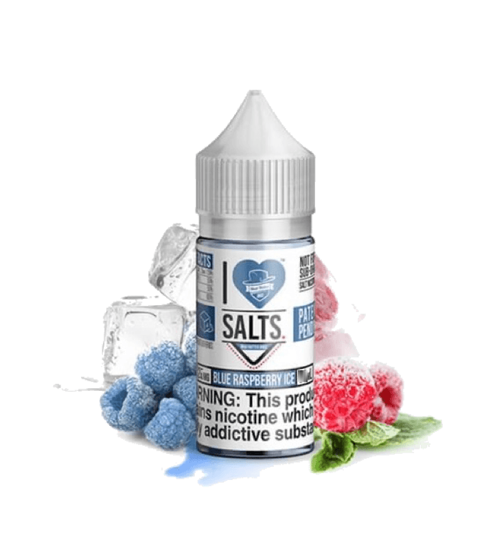 I Love Salts - Blue Raspberry ICE eLiquid - Shishabox