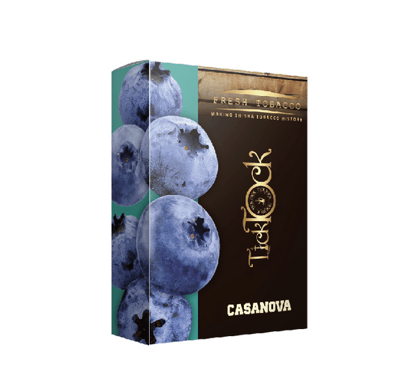 Casanova (Blueberry) TickTock Molasses - معسّل تيك توك كزانوفا بلوبيري - Shishabox