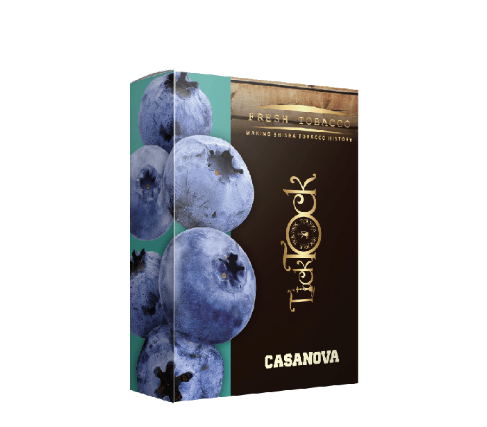 Casanova (Blueberry) TickTock Molasses - معسّل تيك توك كزانوفا بلوبيري - Shishabox