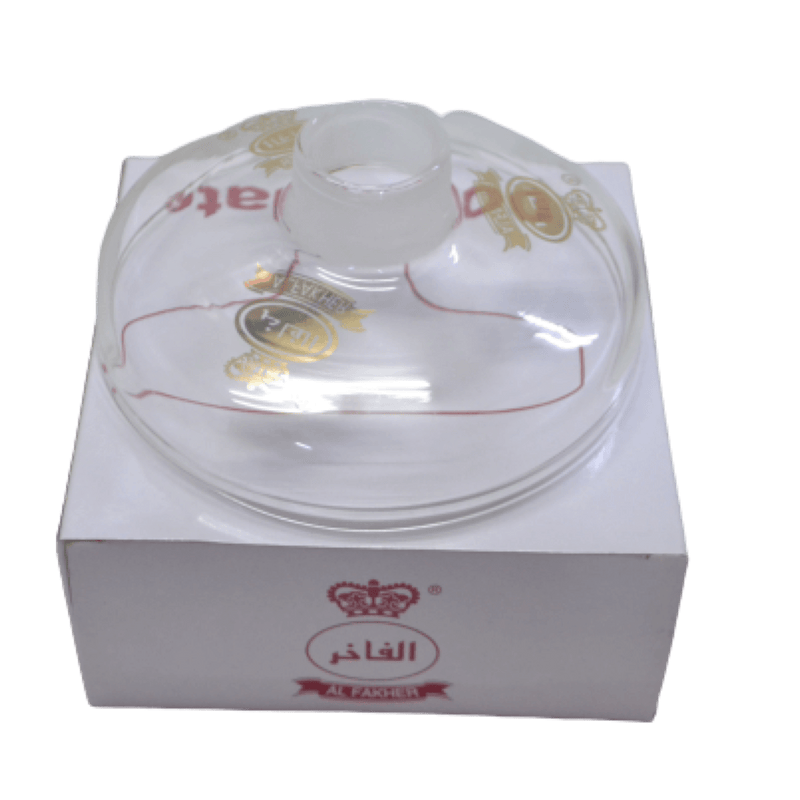Al Fakher Glass Ashtray - صحن زجاجي الفاخر - Shishabox