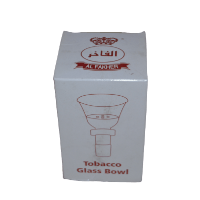 Al Fakher Tobacco Glass Head 2 (Bowl) - راس أرجيلة زجاجي الفاخر - Shishabox