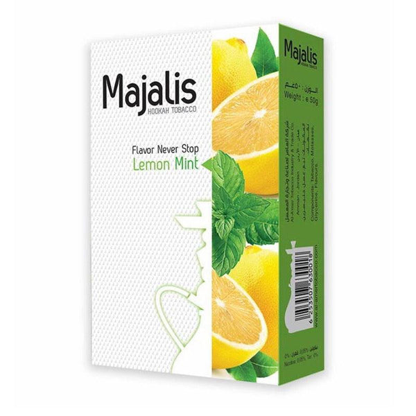 Lemon Mint Majalis Molasses - معسّل مجالس ليمون و نعنع - Shishabox
