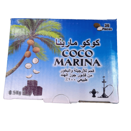 COCO Marina Cubic Charcoal (0.5 KG) - فحم كوكو مارينا المكعب - Shishabox