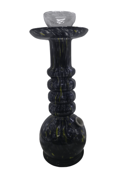 جوزه مصريه الزجاجية أسود - Shishabox
