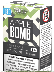 VGOD ICED Apple Bomb SaltNic 10ml ELiquid | 25mg - Shishabox
