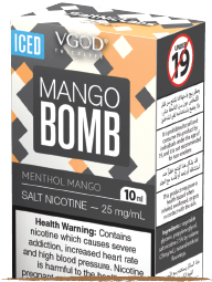 VGOD ICED Mango Bomb SaltNic 10ml ELiquid | 25mg - Shishabox