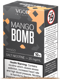 VGOD Mango Bomb SaltNic 10ml ELiquid | 25mg - Shishabox