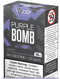 VGOD Purple Bomb 10ml ELiquid | 25mg - Shishabox