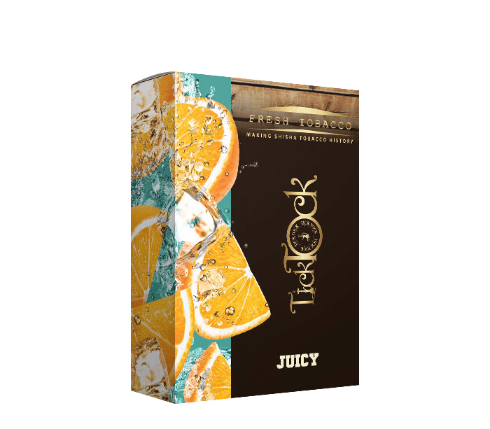 Juicy (ICE Orange) TickTock Molasses - معسّل تيك توك - Shishabox