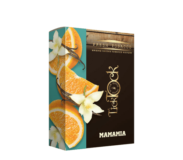 Mamamia (Orange and Vanilla) TickTock Molasses - معسّل تيك توك - Shishabox