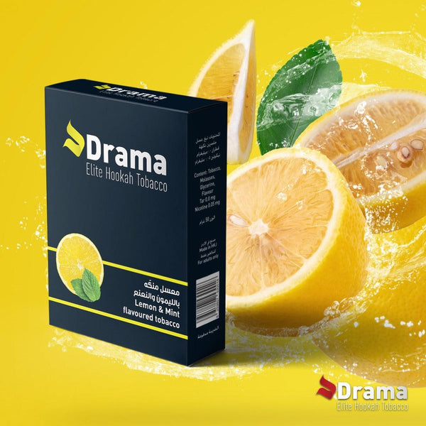 Drama Molasses Lemon & Mint - معسل دراما ليمون و نعنع - Shishabox
