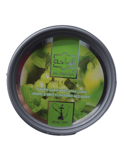 Al Waha Molasses Grape Mint - معسّل الواحة عنب و نعنع - Shishabox