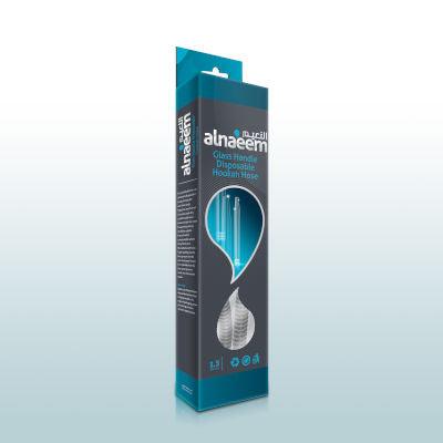 Al Naeem disposable hose (glass handle) - بربيش صحي مع يد زجاج - Shishabox