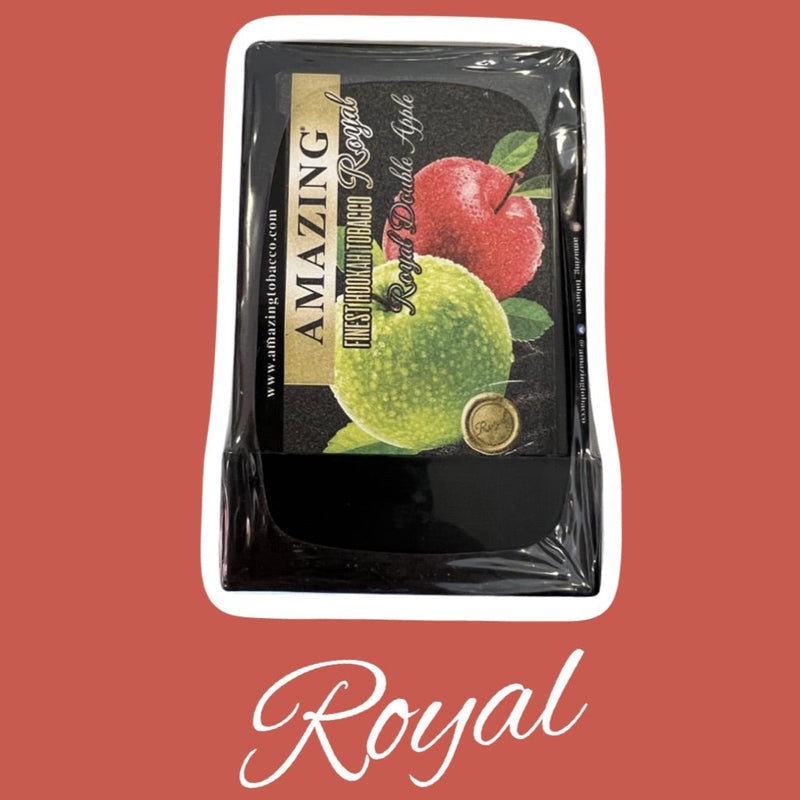 Amazing Molasses Royal Double Apple - معسّل اميزنج تفاحتين ملكي